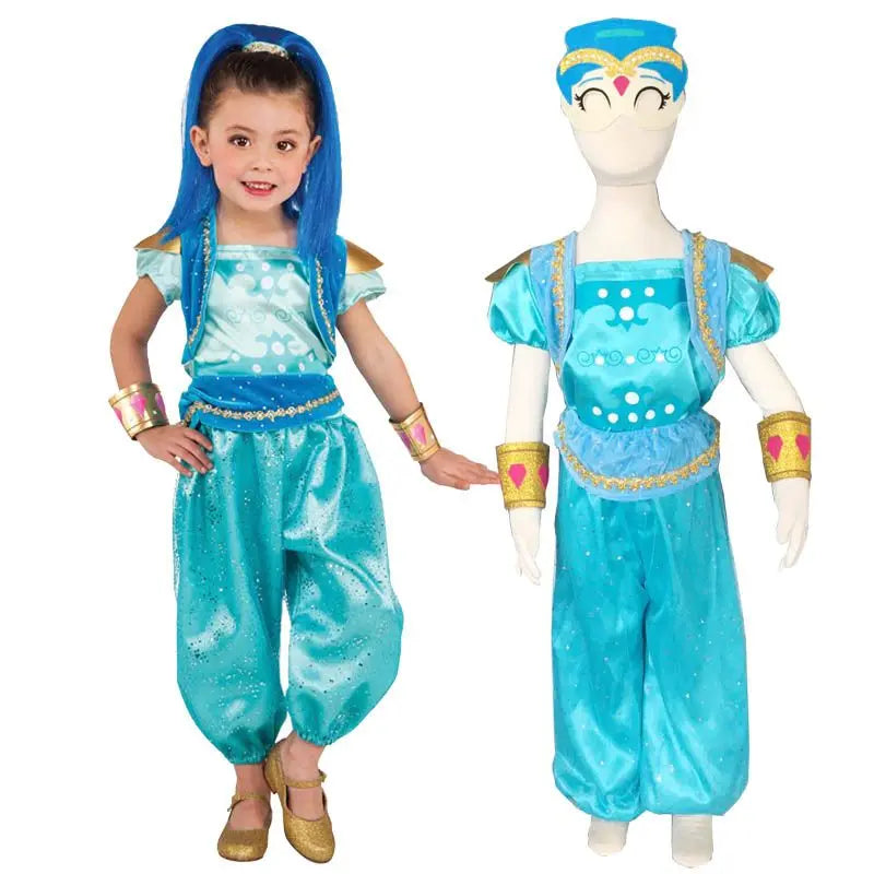 Children's Day Shimmer and Shine Boxed Shimmer Dress Up Set Pre School Costume