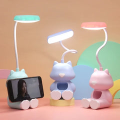 Cartoon Reading Desk Lamp For Students Writing In The Office Desktop Eye Protection Mini Creative Simple And Cute Desk Lamp