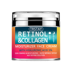 Retinol Collagen Moisturizing Face Cream, Mild and Non Irritating, Moisturizes and Moisturizes the Skin