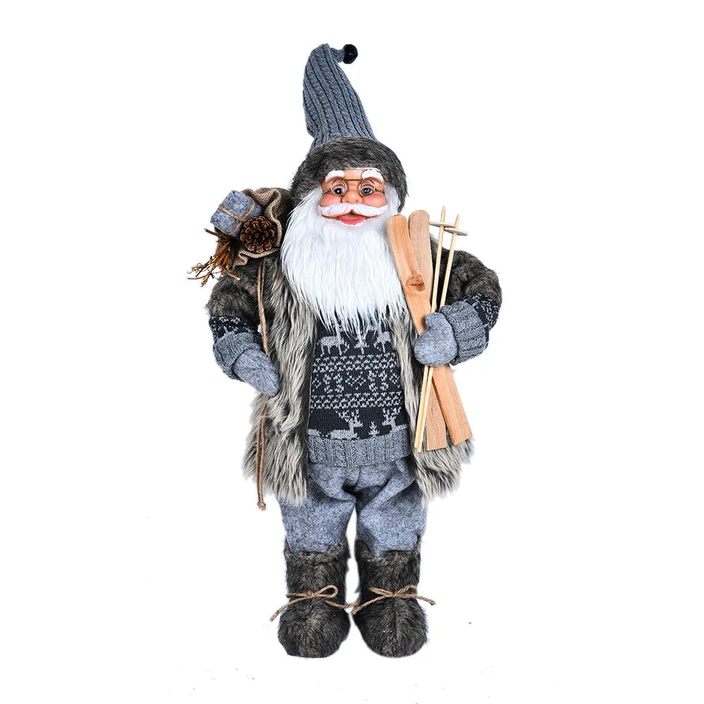 Big Santa Claus Doll 60cm Christmas Decorations New Year Home Room Decoration 2023 Christmas Tree Ornaments Kids Gift Navidad