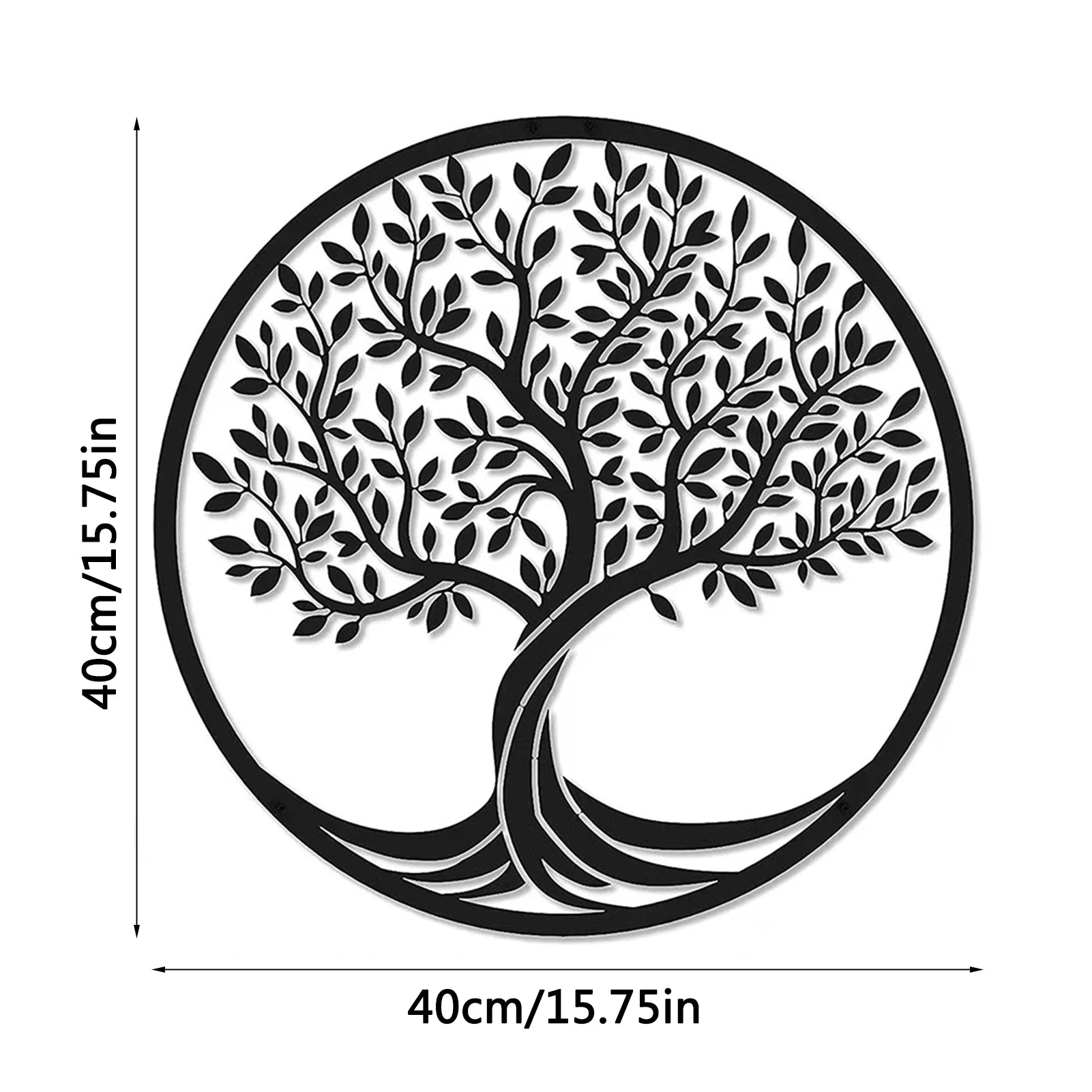 Tree-of-Life Wall Decoration Metal Tree Wall Sculpture