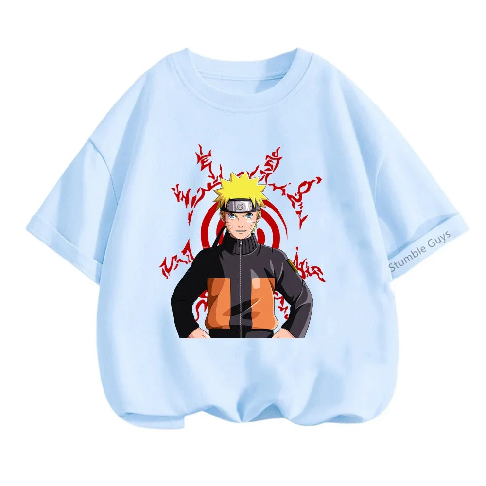 Tshirt Kids Summer Cool Children t shirt Leisure Pillar Man Cartoon T-shirt Boys