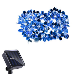 Solar Garden Light Flower Outdoor Solar  String Lights Waterproof Fairy Simulation Floral Garlands Lamp