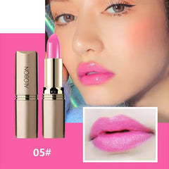 Lipstick Waterproof Matte 24 Hours Long Lasting Non-Stick Cup Red Rose Lip Tint