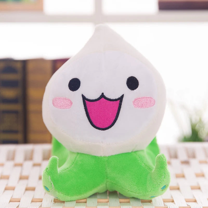 Kawaii Mini Overwatches Plush Toys Onion Small Squid Stuffed Doll Action Figure Soft For Children