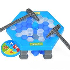 Puzzle Building Blocks Ice Breaking Save The Penguin Trap Board Family Desk Game Toy