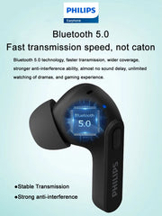 Original Philips TAT2206 TWS Earphone Real Wireless Bluetooth 5.0 Headphone