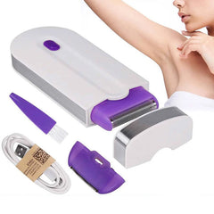 2 In 1 Rechargeable Electric Epilator Women Painless Hair Removal Epilator