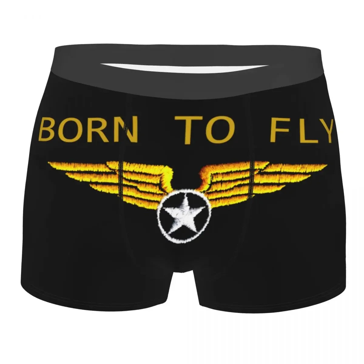 Airplane Flight Routes Captain Stripes Boxer Shorts  Aviation Aviator Pilot Underwear Panties Briefs Breathable Underpants