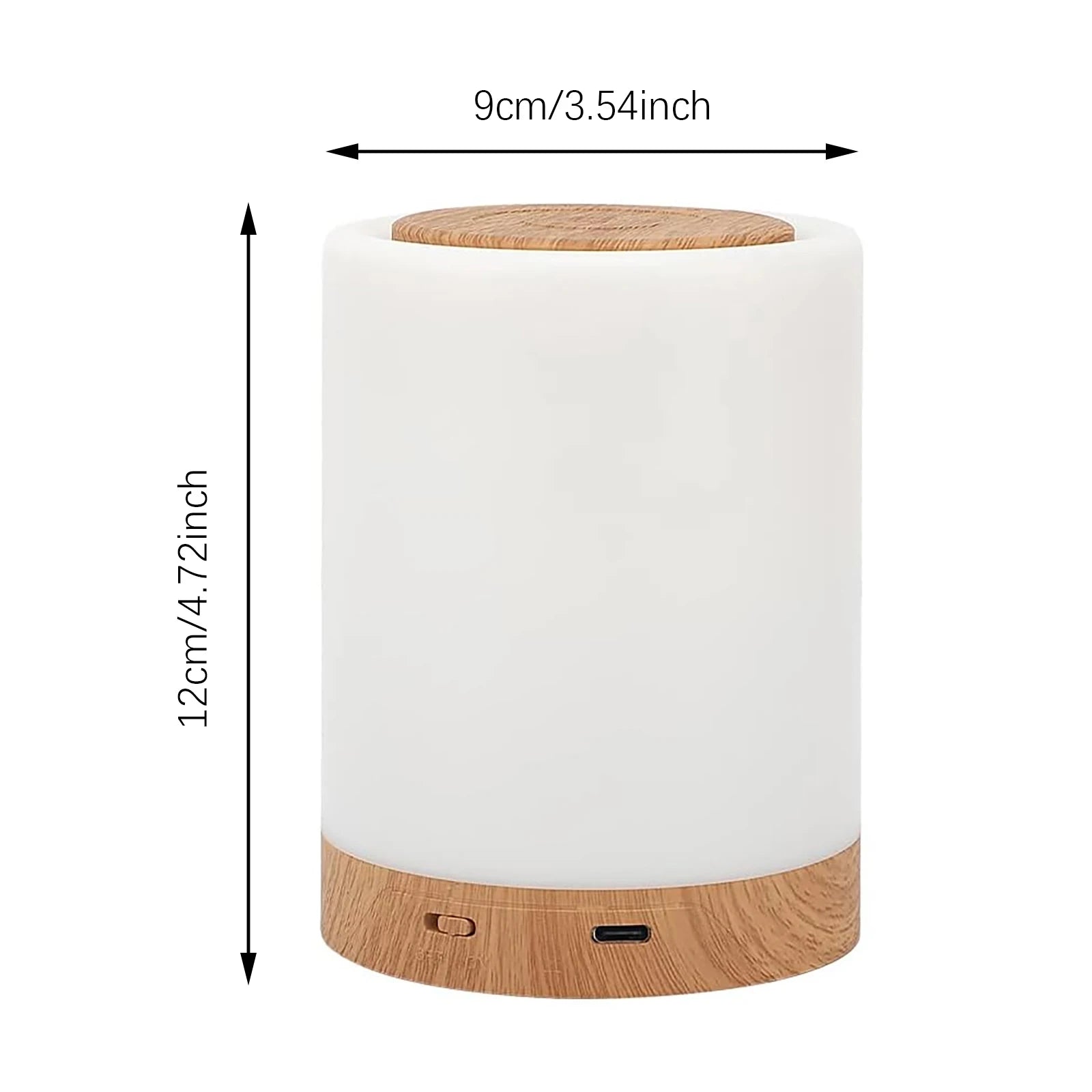 Smart LED Night Light,Portable Bedside Table Lamp