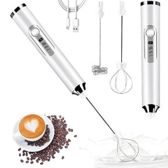 Electric Milk Frother Portable USB Egg Beater