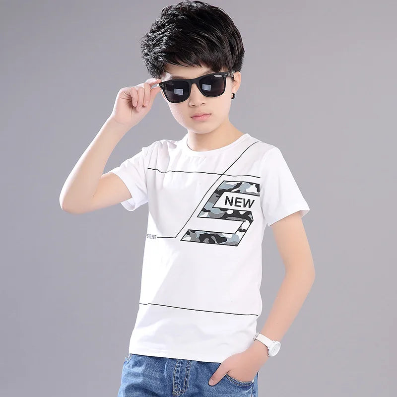 Summer Baby Boy T Shirt for Children Cotton Tshirt T-shirt Kids Clothes Tops