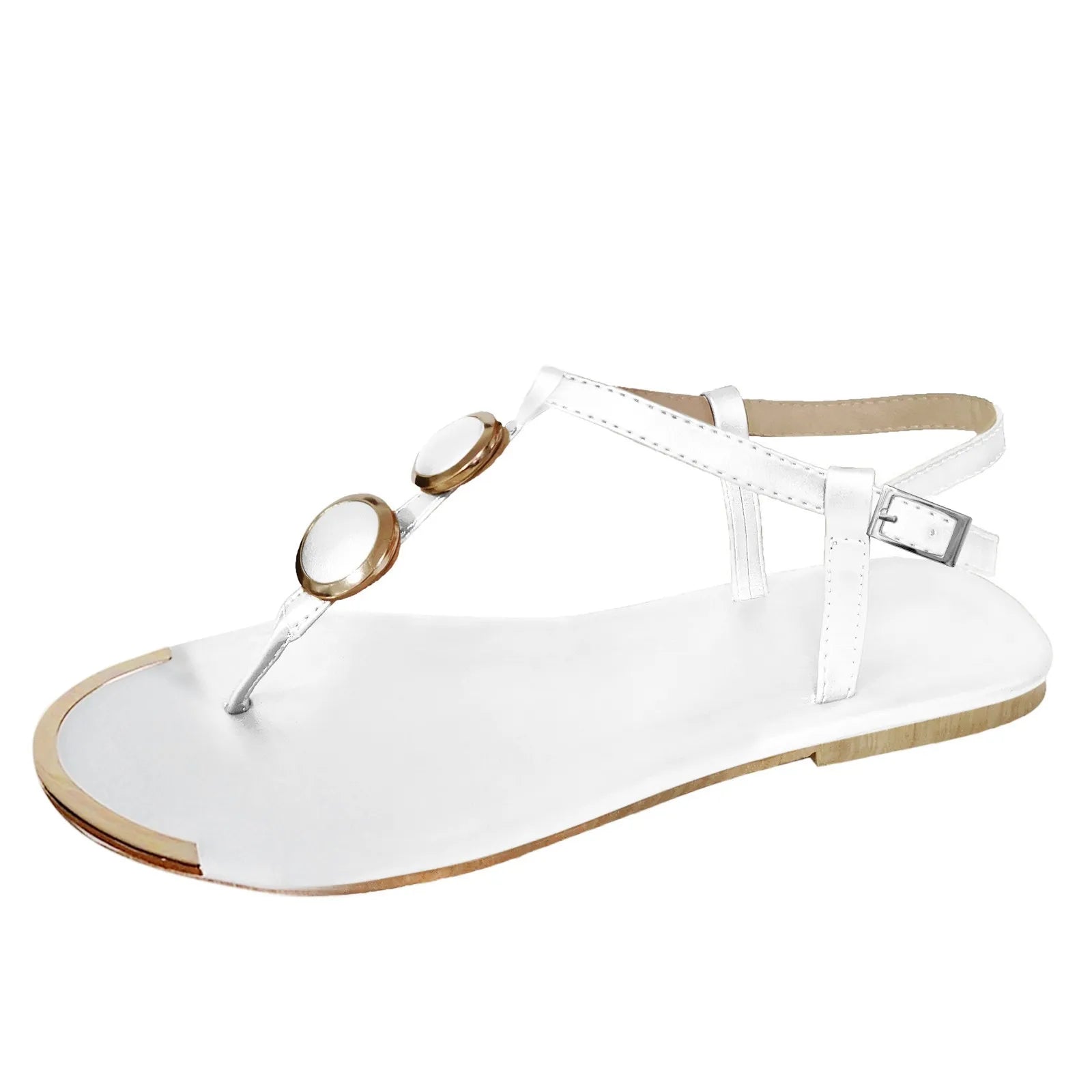 Women's Sandals Buckle Strap Flip Flops Women's Fashion New In Summer Casual Soft Sandals