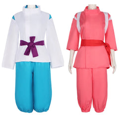 Anime Spirited Cosplay Suits Away Pink Kimono Takino Chihiro Show Kamikakushi Halloween Party Costumes