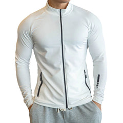 Compression Stand Collar Running Jackets