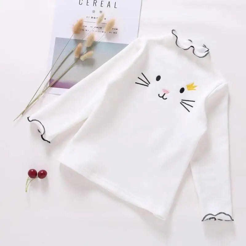 Girls Long Sleeved T Shirt Kids Cartoon Top