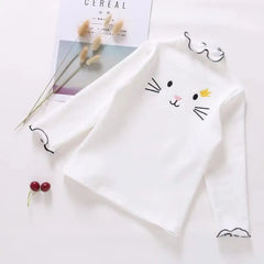 Girls Long Sleeved T Shirt Kids Cartoon Top