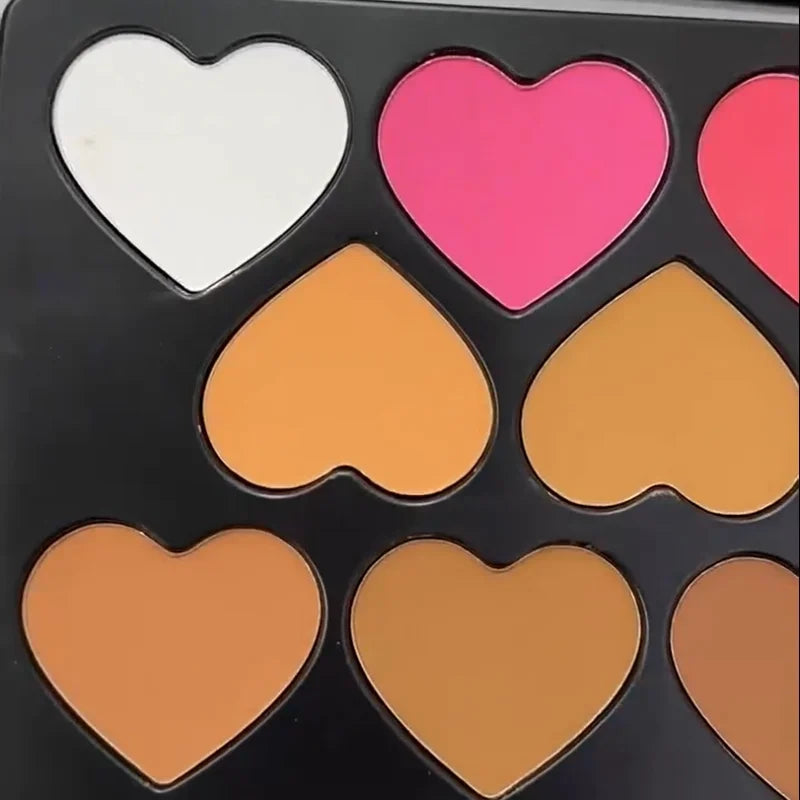 Brush 14 Colors Contour Color Palette Makeups Pressed Powder Tray Trimming Highlight Shadow Concealer Brighten