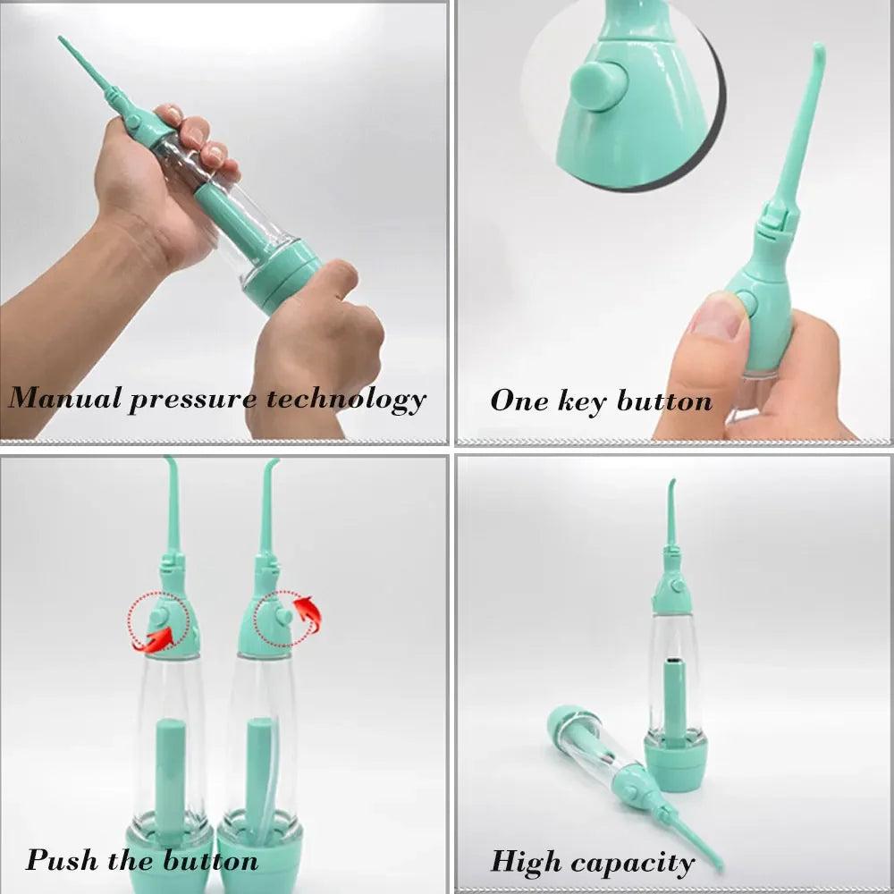 Portable Oral Irrigator Dental Flosser Product for Cleaning Teeth Water Thread Flosser