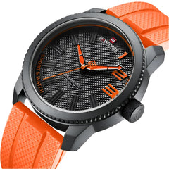 NAVIFORCE Top Luxury Brand Quartz Watch Men Silicone Strap Military Watches