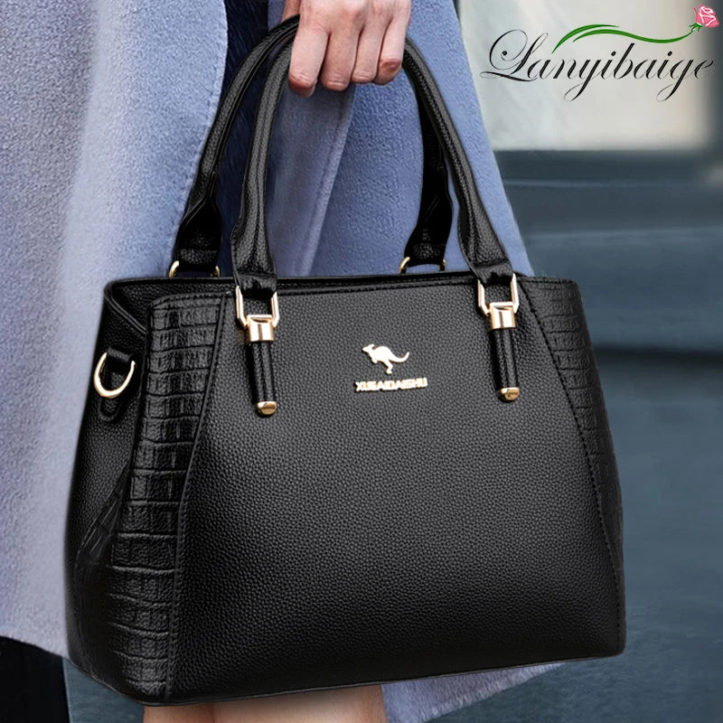 Luxury Designer Handbag Brand High Quality Soft Leather Bags