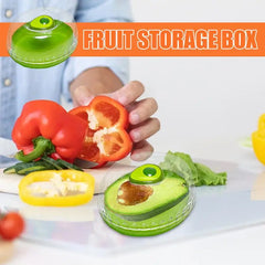 Vegetable Fruits Crisper Containers Onion Avocado Tomatoes Lemon Fresh keeping Storage Box