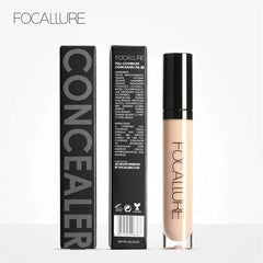 FOCALLURE Face Concealer Full Coverage Oil Control Base Waterproof Moisturizing Liquid Foundation