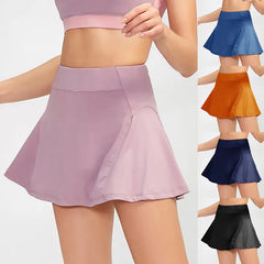 Summer Breathable Yoga Fitness Short skirt Women Sports Golf Pleated Skirt