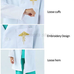 Hospital Doctor Career For Kids Girl/Boy Surgeon Dr Uniform