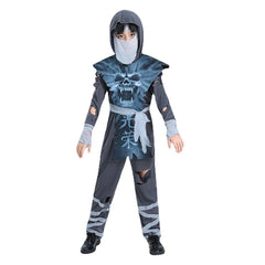 Scary Ninja Skull Zombie Cosplay Skeleton Children'S Halloween Costumes for Kids