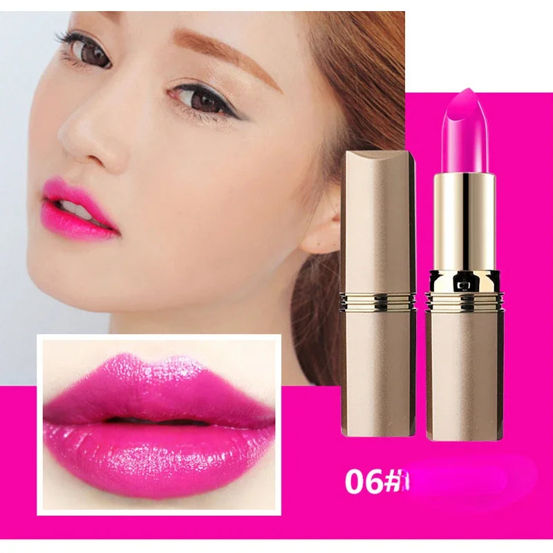 Pink Lipstick Waterproof Long Lasting Red Lipsticks Resistant Rose Lip Stick Velvet Lipstic