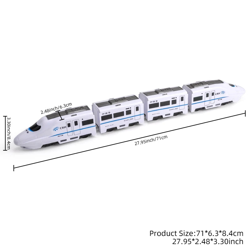 1:8 Harmony Railcar Simulation High-speed Railway Train Toys