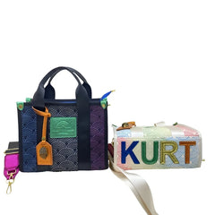 Kurt Geiger Canvas Tote Bag New Large Capacity Luxury Designer Brands Bags Women's Handbag