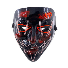 Light Up Haunted house Face Mask LED Luminous Purge Mask Halloween Props