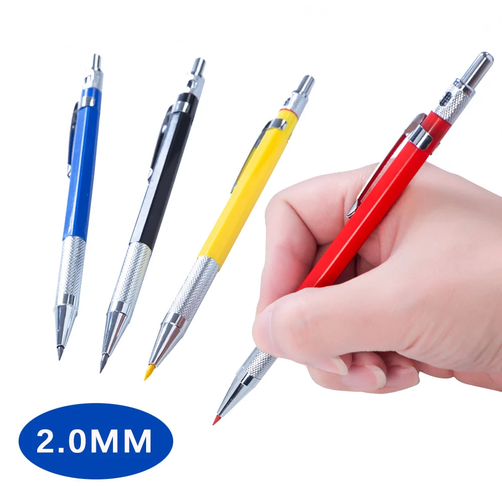 2.0MM Metal Mechanical Pencil Art Drawing DesignHB Automatic Pencil