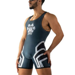 Summer Men's Wrestling Singlets Suits One-piece Powerlifting Sleeveless Gym Sport Fitness Clothing