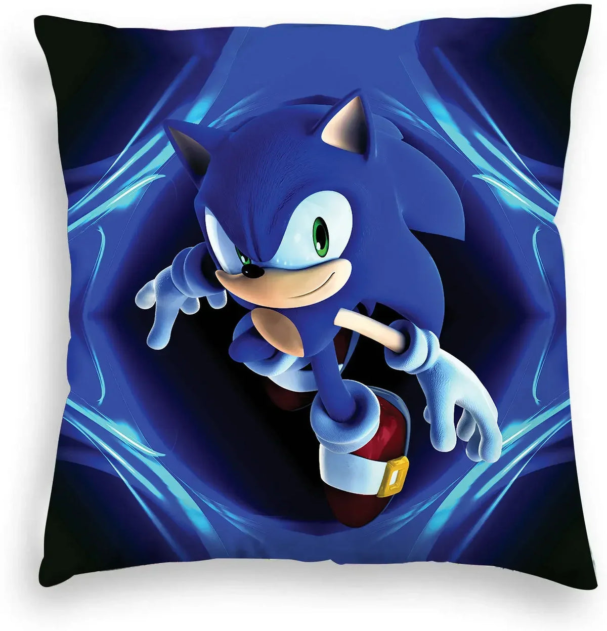 Sonic Home Sofa Decorative Pillow Car Living Room Pillow Short Plush Pillowcases