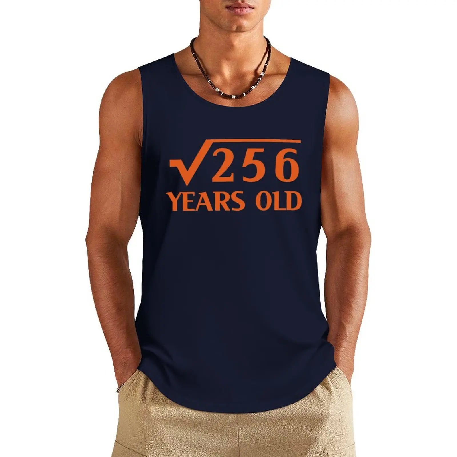 16th Happy Birthday Art 16 Years Old Square Root of 256 Tank Top t-shirt for men Man gym clothes