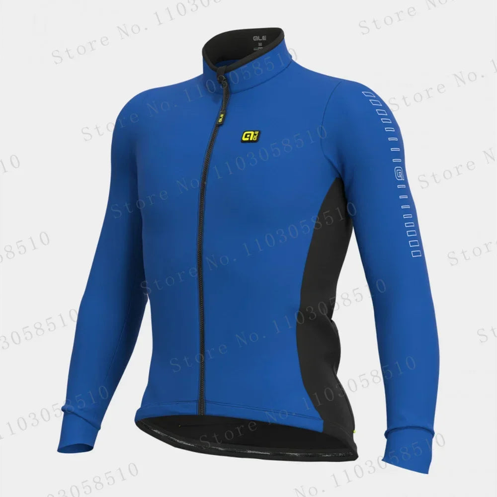 Men's Winter Cycling Jacket Warm Long Sleeve Weatherproof Windbreaker MTB Road Bike Bicycle Fleece Sports Cycling Clothing Coat