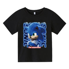 New Cartoon Cute Clothes Summer Kids Boys Sonic 2 T-shirt Printed short sleeve Baby Girls T-shirt Sonic Cotton Short Sleeve