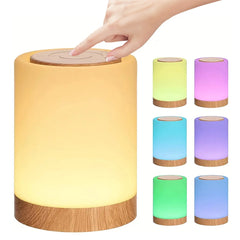 Smart LED Night Light,Portable Bedside Table Lamp