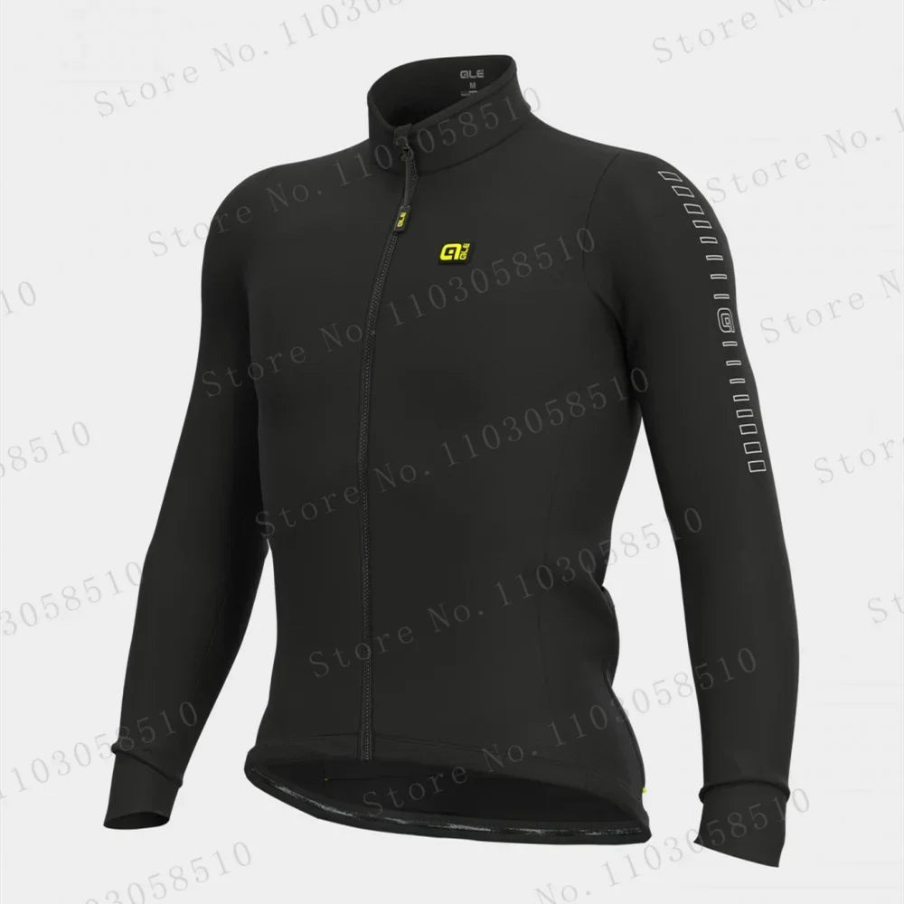 Men's Winter Cycling Jacket Warm Long Sleeve Weatherproof Windbreaker MTB Road Bike Bicycle Fleece Sports Cycling Clothing Coat