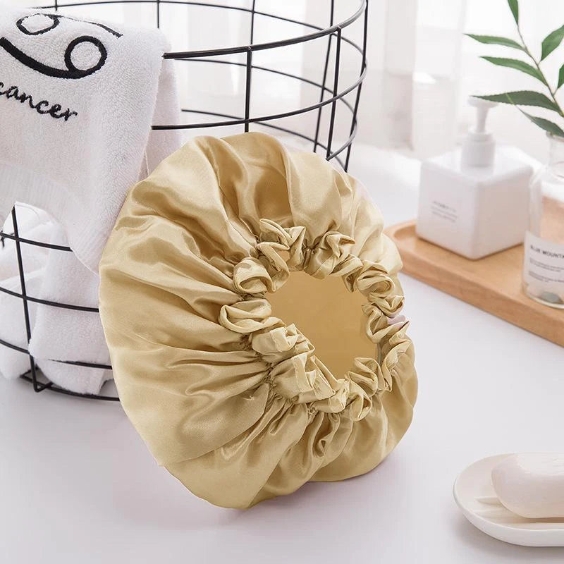 Waterproof Bath Hat Bathroom Shower Hair Cover Women Supplies Shower Cap