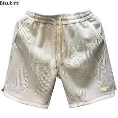 Casual Sport Joggers Pants Solid Loose Drawstring Gym Fitness Shorts Sweatpants Shorts for Male