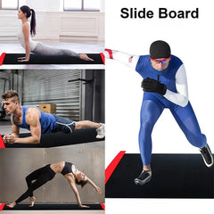 Yoga Exercise Gliding Mat Fitness Skateboard Skating Training Skating Mat Ice Hockey Roller Skating Leg Workout Accessories