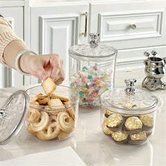 Airtight Food Storage Container With Lid Plastic Sealed Storage Jar