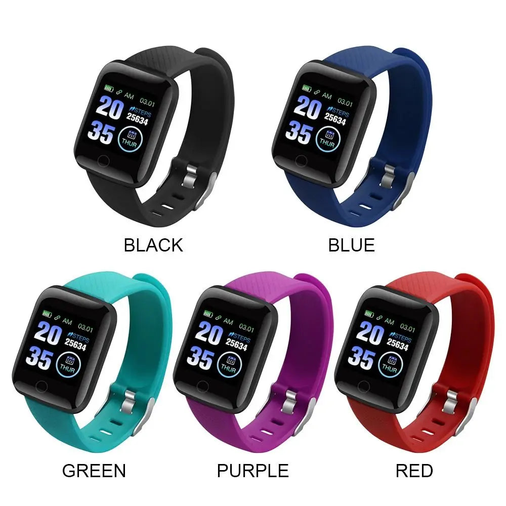 116plus Smart Bracelet 1.44 Screen Heart Rate And Blood Pressure Monitoring D13 Exercise Meter Step Health 116S Smart Bracelet