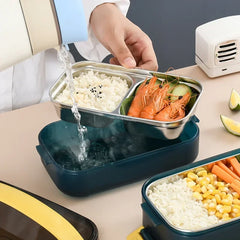 Stainless Steel Insulated Lunch Box Student School Multi-Layer Lunch Box Tableware Bento Food Container Storage Breakfast Boxes