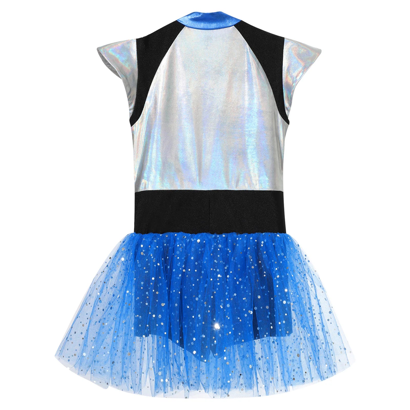 Kids Girls Alien Cosplay Costume Cheerleading Dance Dress