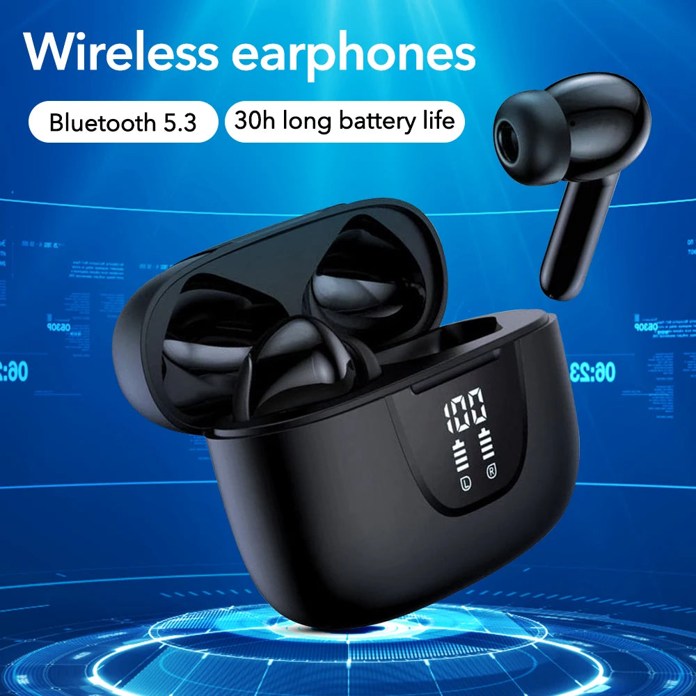 Wireless Headphones Active Noise Cancelling 5.3 Bluetooth Earphones